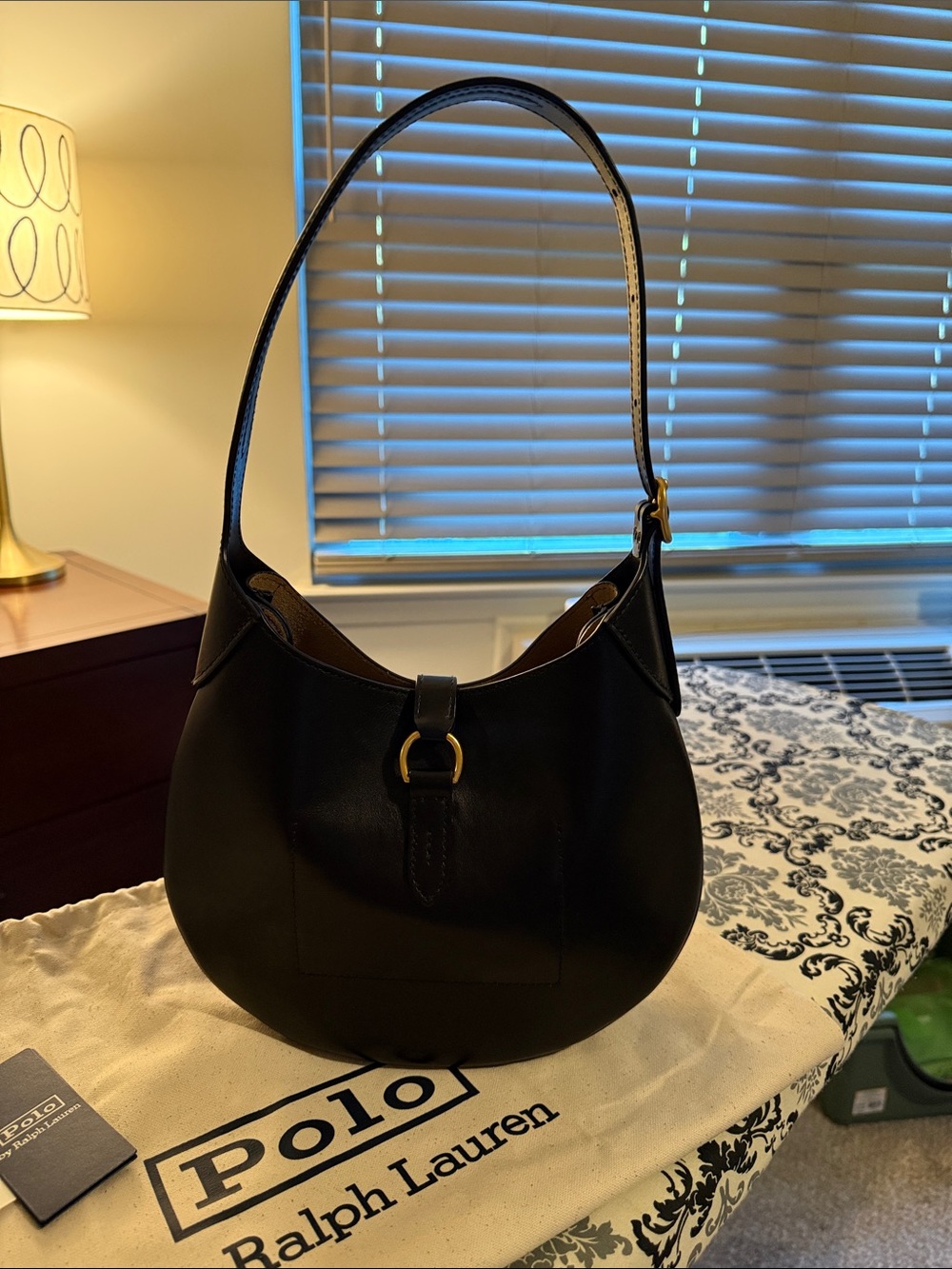 Polo Small Saddle bag Black - Picture 5 of 8